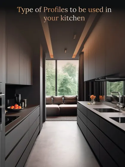 Choosing the right profile for your kitchen cabinets can make all the difference. This image introduces different types of profiles I use to create modern, functional, and beautiful kitchens.