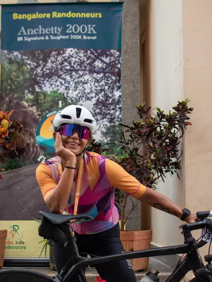 A happy, tired smile after finishing the Anchetty 200K. An experience that tests you in every way.