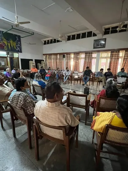 A wider view of the engaged audience at the Environmental Social Group workshop. Our participation ensures that the perspective of maternal and child health is included in broader conversations about creating a healthier, more inclusive city for everyone.