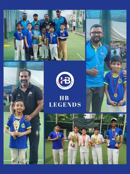 The HB Legends from our Monsoon Tournament. This collage celebrates all our winners and participants, showcasing the talent and sportsmanship on display.
