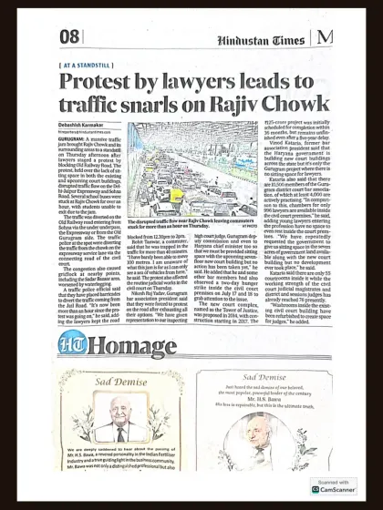 The Hindustan Times also reported on our protest, which shows the scale and impact of our unified stand. When we stand together, we can achieve anything.