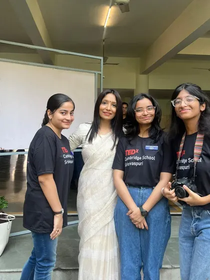 With the bright and dedicated student team behind the TEDx event. Their hard work made the entire experience seamless and impactful.