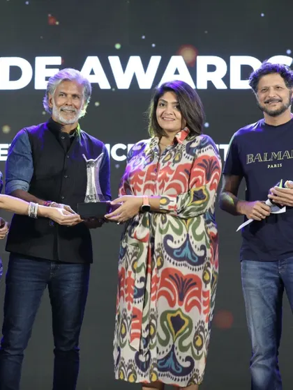 Receiving the runner-up award at WADE ASIA for our first hospitality project, a Goan villa. It was so exciting to be recognized for breathing new life into this old, expansive home.