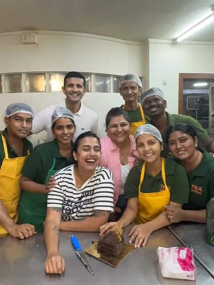 Meet the family! This is my incredible team, the heart and soul of True Tiffins. We celebrated our first anniversary together with a lot of smiles and some cake, of course. We truly are in this saath saath.