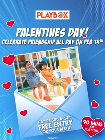 Our "Palentine's Day" promotion, where friends get to play together with a special deal, celebrating friendship.
