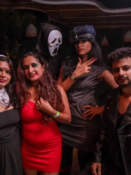 More creative costumes and group fun from our Halloween social.