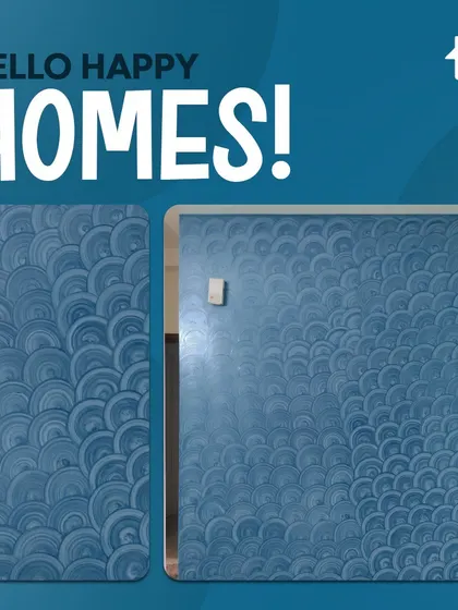 Hello Happy Homes! Here are some examples of the beautiful custom texture and stencil work I've done for my clients. A well-designed wall can completely transform the mood of a room.