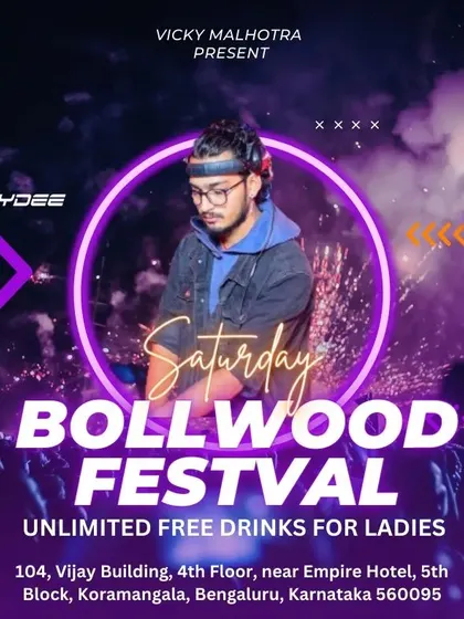 Another poster from a Saturday Bollywood Festival at Hungry Hippie, a venue where I frequently perform.