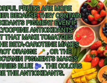 The vibrant colors in fruits are not just for show; they are the antioxidants. This post explains how pigments like lycopene in tomatoes and beta-carotene in carrots protect your body from cellular damage.