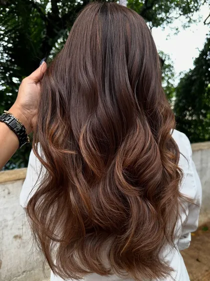 More 'Ghar ki shaadi' hair. This elegant style is perfect for any wedding function.