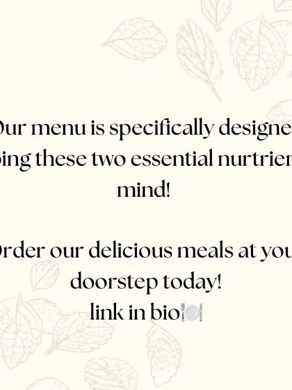 Our menu is specifically designed with protein and fiber in mind. Order our delicious meals to get these two essential nutrients delivered to your doorstep.