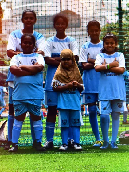 The future of Blues is bright. Our youngest players stand together, ready to take on the world.