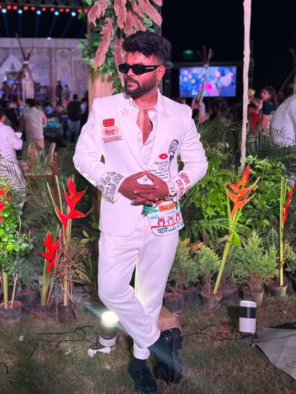 This suit is a tribute to my Mumbai roots.