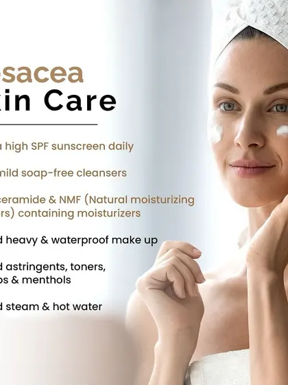Managing rosacea requires a gentle and specific approach. This guide outlines key practices, such as using high-SPF sunscreen, mild cleansers, and avoiding triggers like steam and harsh ingredients.