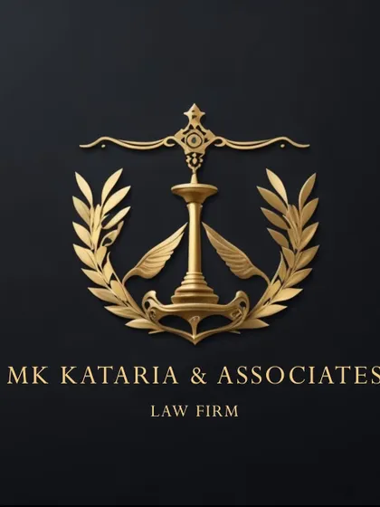 This is the official logo for my law firm, MK Kataria & Associates. We are based in Gurgaon and handle a wide range of civil, criminal, and property law cases across Delhi, Chandigarh, and before the High Court and Supreme Court.