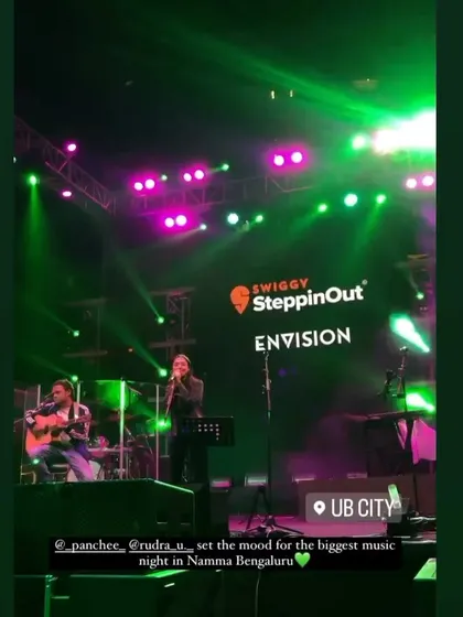 A snapshot from the biggest music night in Namma Bengaluru. It was an honor to set the mood for the evening at UB City.