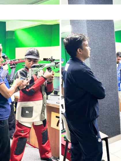 Our expert coaches observing and mentoring shooters during a live practice session, ensuring every detail is perfected.