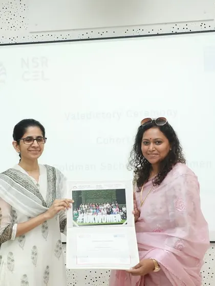 Receiving my certificate for the NSRCEL GS10k program. This represents a significant step in my commitment to building a sustainable and high-impact organization in the early education space.