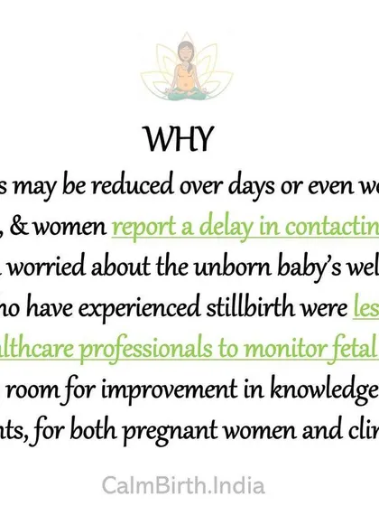 It is a myth that babies move less towards the end of pregnancy. Knowing your baby's normal movement pattern helps you quickly identify any significant changes that should be reported to your care provider.