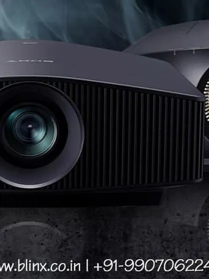 We use high performance 4K projectors from brands like Sony to deliver breathtaking visuals. This model is compatible with IMAX Enhanced content, ensuring movies are even more immersive on a large projector screen.
