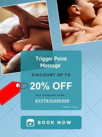 Trigger Point Massage is a focused therapy I recommend for relieving specific knots and tight spots in your muscles. This technique can release tension, reduce pain, and improve range of motion.
