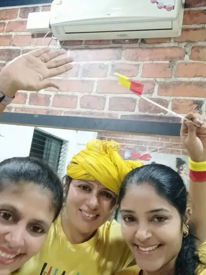A selfie capturing the joy of our Kannada Rajyotsava celebration. It's moments like these that define the Finix community.