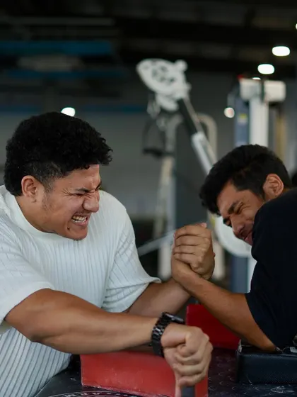 The competitive spirit here is friendly but fierce. We push each other to discover our true strength and determination.