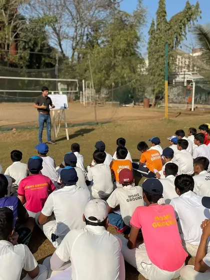 A group session where players learn about the importance of a positive self-image and game face. Building mental strength is a core part of our high-performance program.
