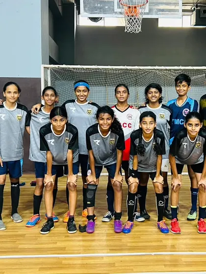 Our Under 15 Girls Futsal team, who fought hard to reach the semi-finals of the Futsal Championship. A fantastic achievement that showcases their skill and teamwork.