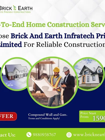 My end-to-end home construction services mean you have a single point of contact for the entire project, ensuring a reliable and hassle-free experience.