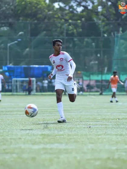 A player on the move, constantly working to create space and opportunities for the team.