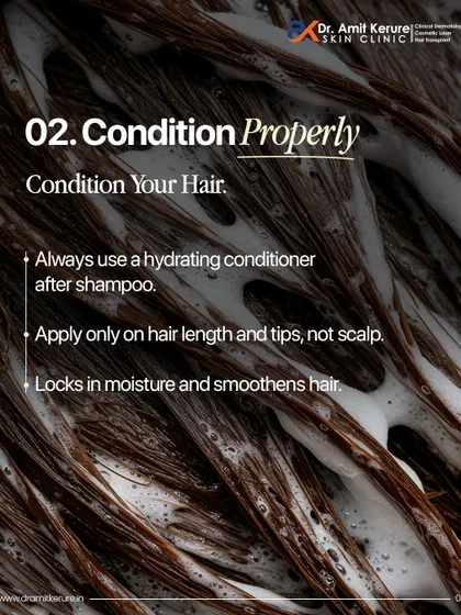 Tip 2 for colored hair: Condition properly. Always apply a hydrating conditioner after shampooing, focusing only on the hair length and tips, not the scalp. This locks in moisture and keeps your hair smooth.