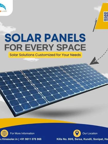 We offer solar solutions customized for your needs. Our panels are perfect for any space, providing your energy with our expertise.