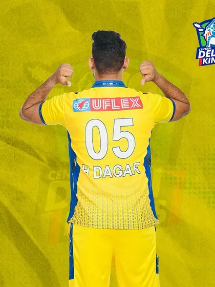 My official jersey for the Central Delhi Kings, number 05. I wear it with pride every time I step onto the field.