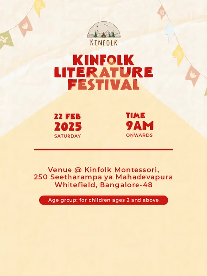 The official invitation to our much-anticipated Literature Festival. We open our doors to the wider community for this event, celebrating literature with families from all over.