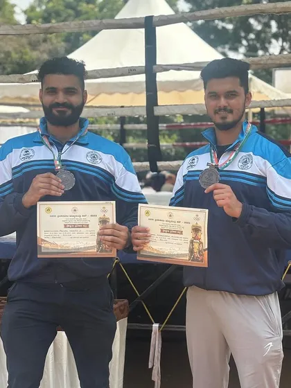 Two of our academy's boxers, two bronze medals. A fantastic achievement for our team at the Dasara Games.