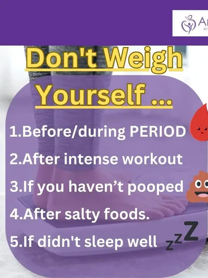 The number on the scale can be misleading. Factors like your menstrual cycle, workouts, sleep, and even salty foods can cause fluctuations. For accurate tracking, it's important to know when and when not to weigh yourself.