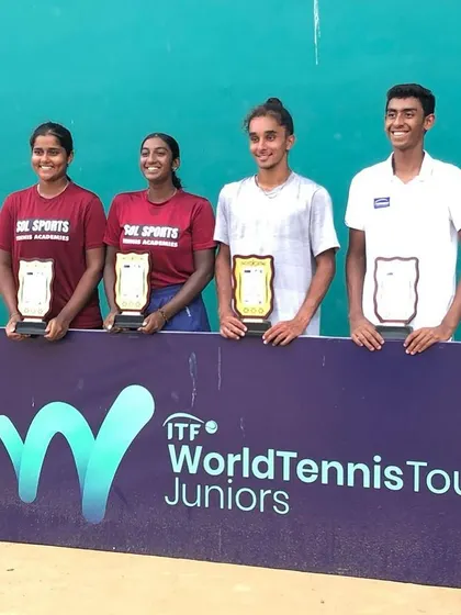 The finalists of the ITF World Tennis Tour Juniors event. We are proud to see our players consistently reaching the final stages of these competitive international tournaments.