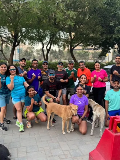 Even our four-legged friends join the fun. The GRR tribe is a community for everyone.