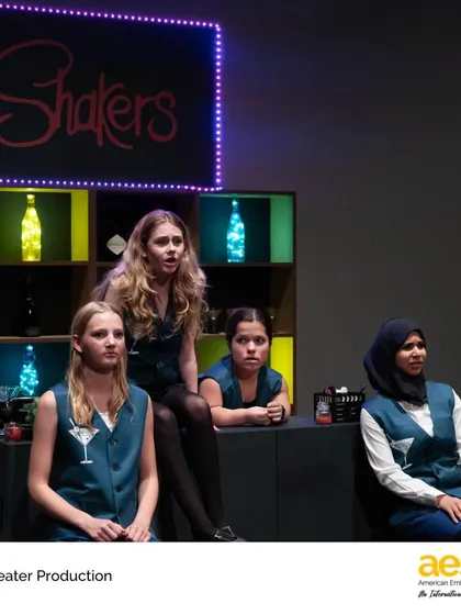 The cast of "Shakers" performs a light-hearted comedy about the lives of four waitresses. This student-run show highlights our students' talents in acting, directing, and stage management.