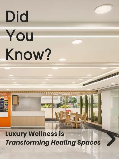 Luxury wellness is transforming healing spaces. This series of images (85-90) explains how we integrate advanced technology and evidence-based strategies, from soundproofing to smart lighting, to promote holistic well-being.