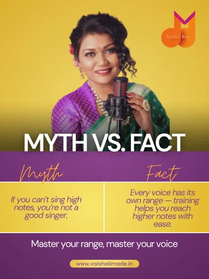 A common myth is that you're not a good singer if you can't sing high notes. The fact is, every voice has its own range. My training helps you master your range and reach higher notes with ease and control.