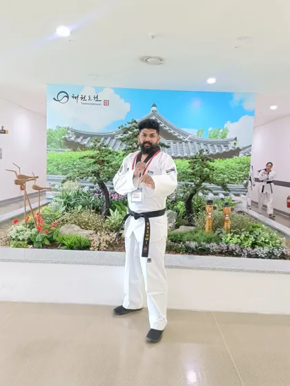 Another picture from inside the Taekwondowon, a place of inspiration for any Taekwondo master.