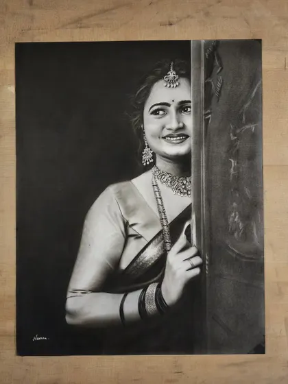The final unframed portrait.