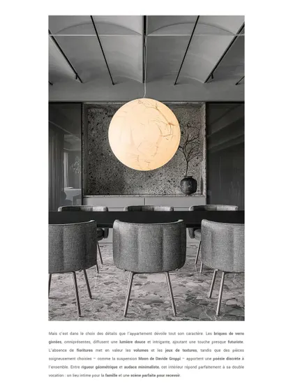 Our 'Vaulted B/W Haus' project was featured in the French publication Bienvenue Chez Ginette. We are so grateful for the international recognition.
