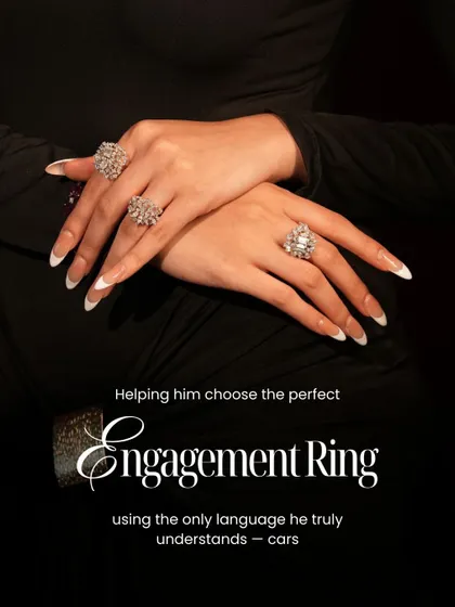 I often find that the best way to explain the nuances of an engagement ring is through a language my clients understand. This series compares the world's finest diamonds to the world's finest cars, making the choice intuitive, personal, and even a little fun.