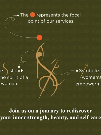 Our brand pays homage to our Indian heritage. The logo itself tells a story: the 'S' for the spirit of a woman, the trident for empowerment, and the dot for our focal point of service.