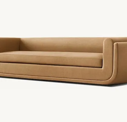 A duplicate image of the U-shaped sofa, a perfect example of modern, minimalist luxury.