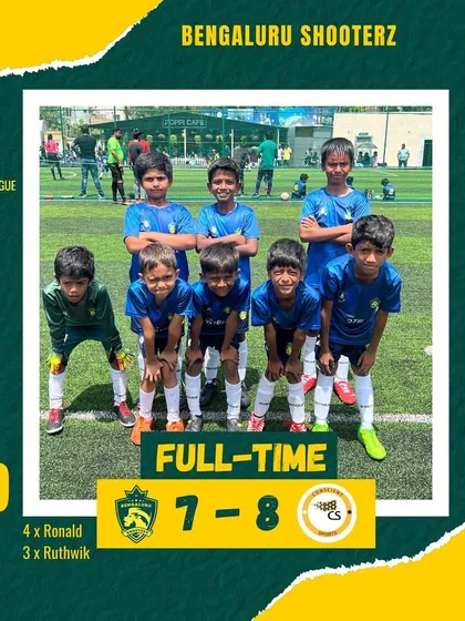 A nail-biting match for our U-9 team against Conscient FA, ending in a 7-8 scoreline. These tight games are invaluable for building character and resilience.