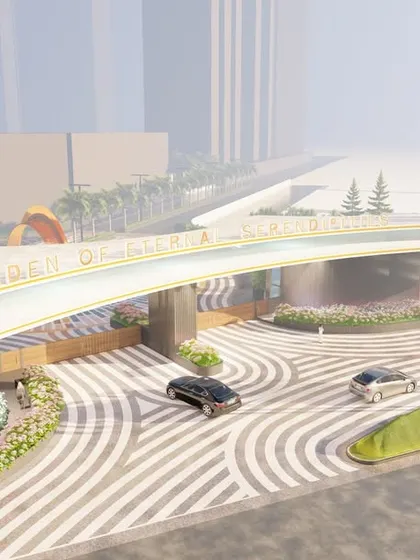 Additional perspectives of our high-rise projects, showcasing various design elements from grand entrances and facades to community amenities and landscape integration.